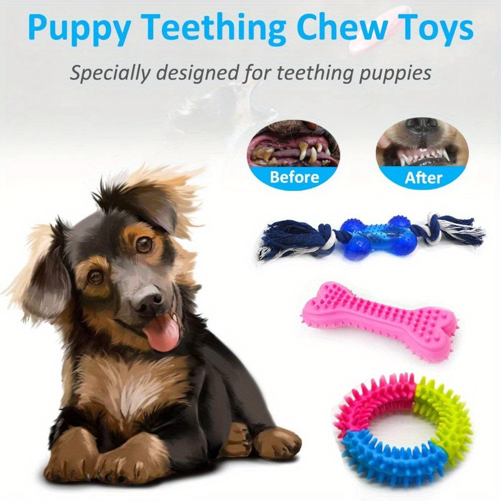 15 Dog Chew Toy Set