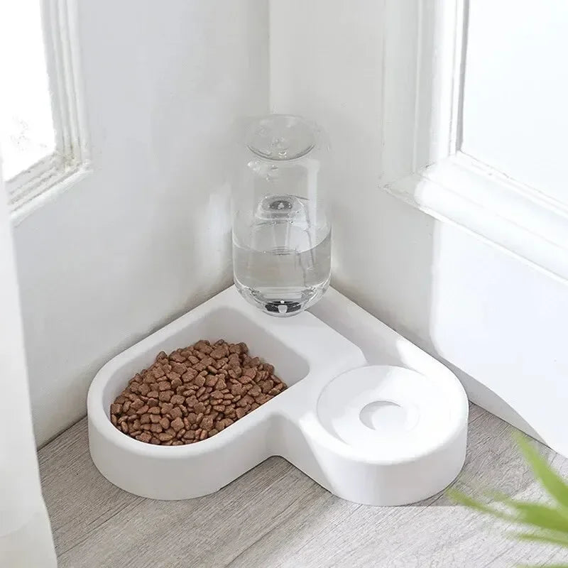Auto Double Pet Bowl Set