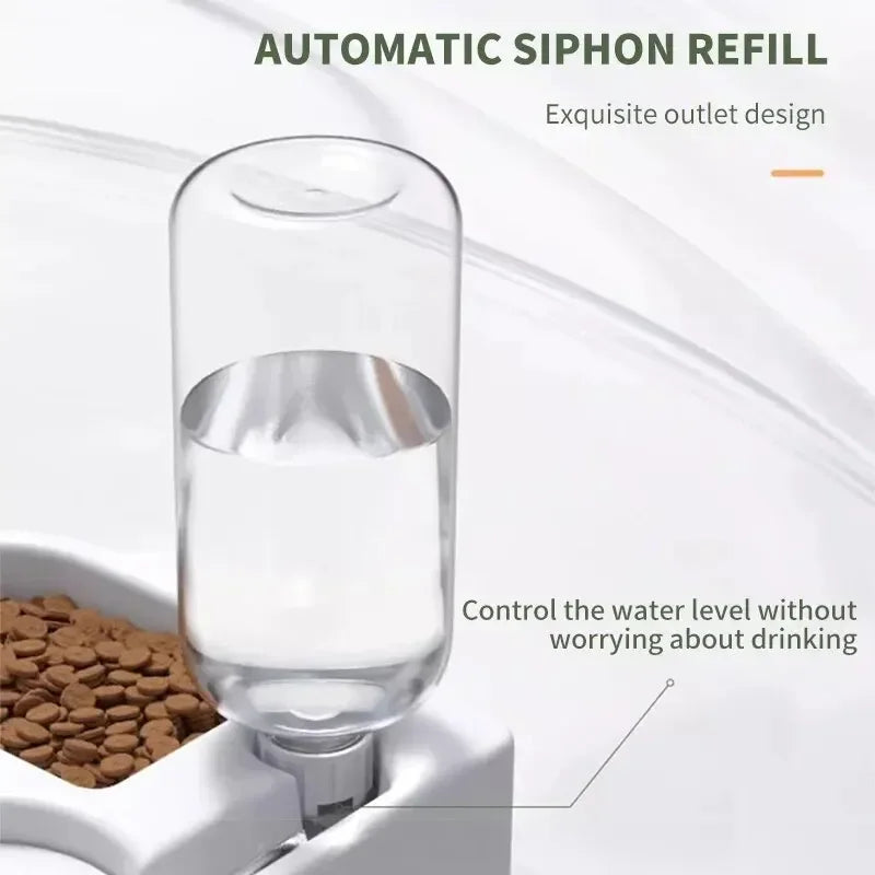 Auto Double Pet Bowl Set