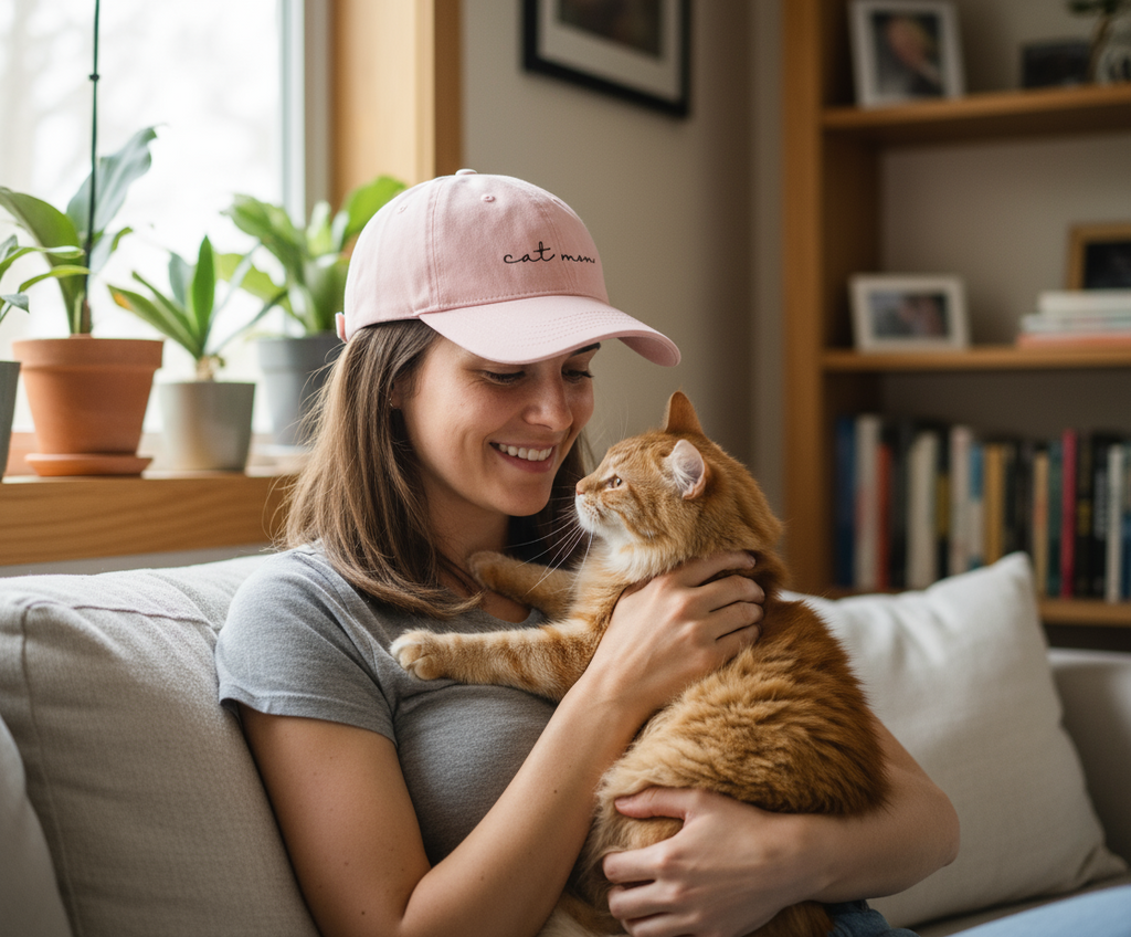 Cat Mom Hat - PINK