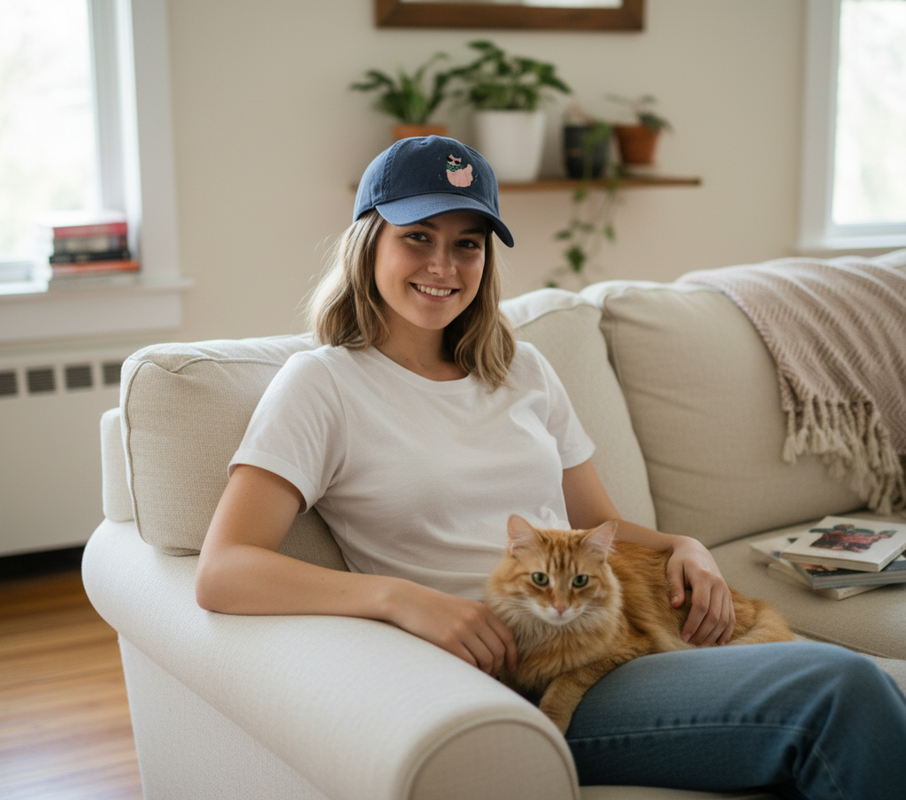 Joyful Cat Mom Hat