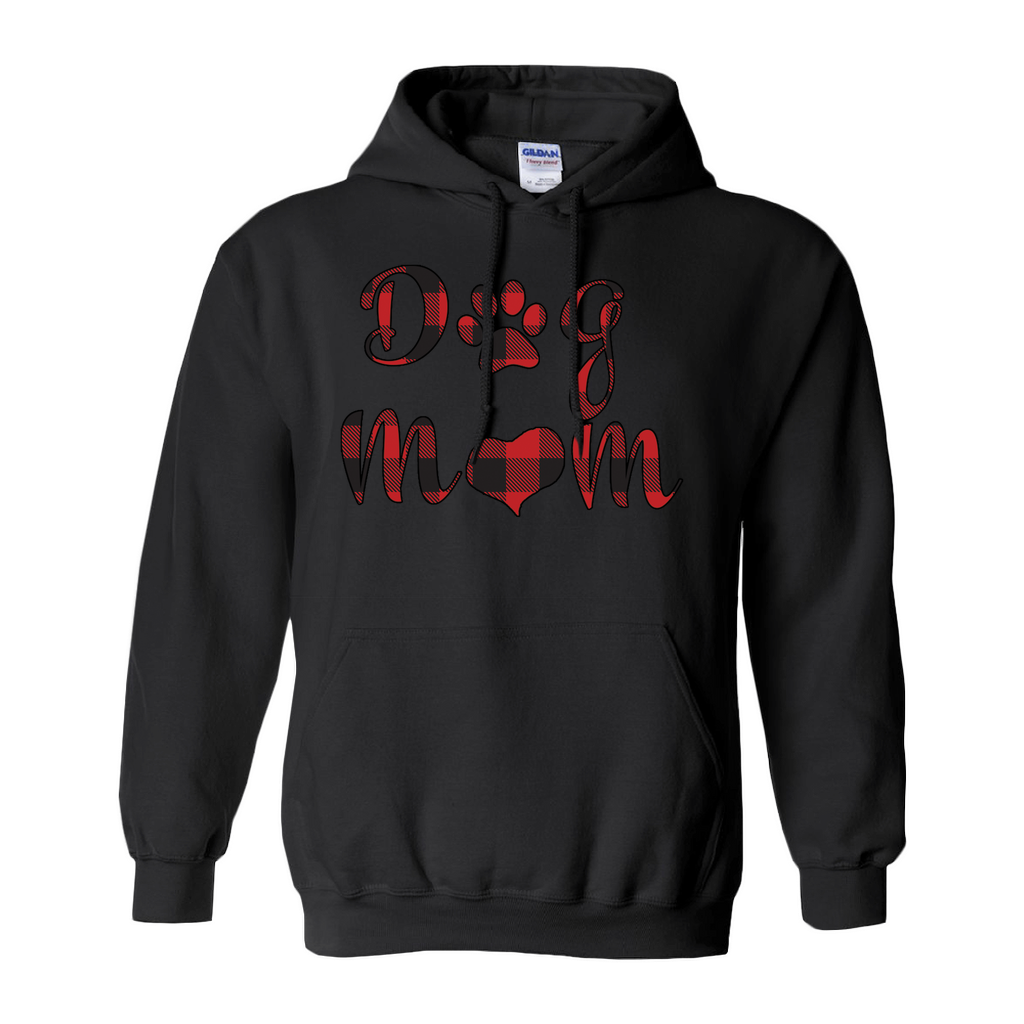 Dog Mom Buffalo Hoodies