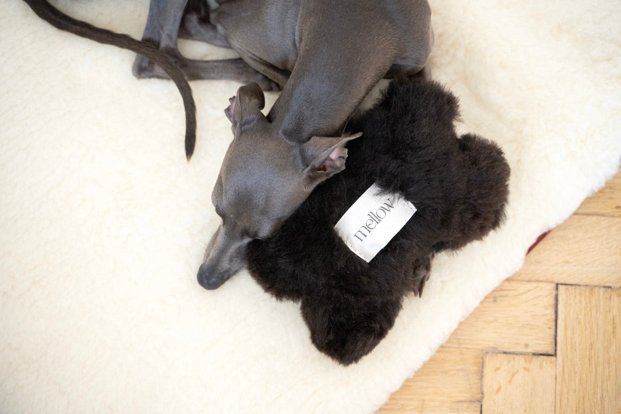 Natural Sheepskin Dog Toy