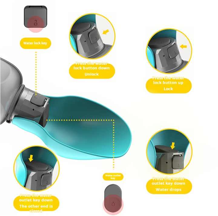Foldable Pet Water Bottle