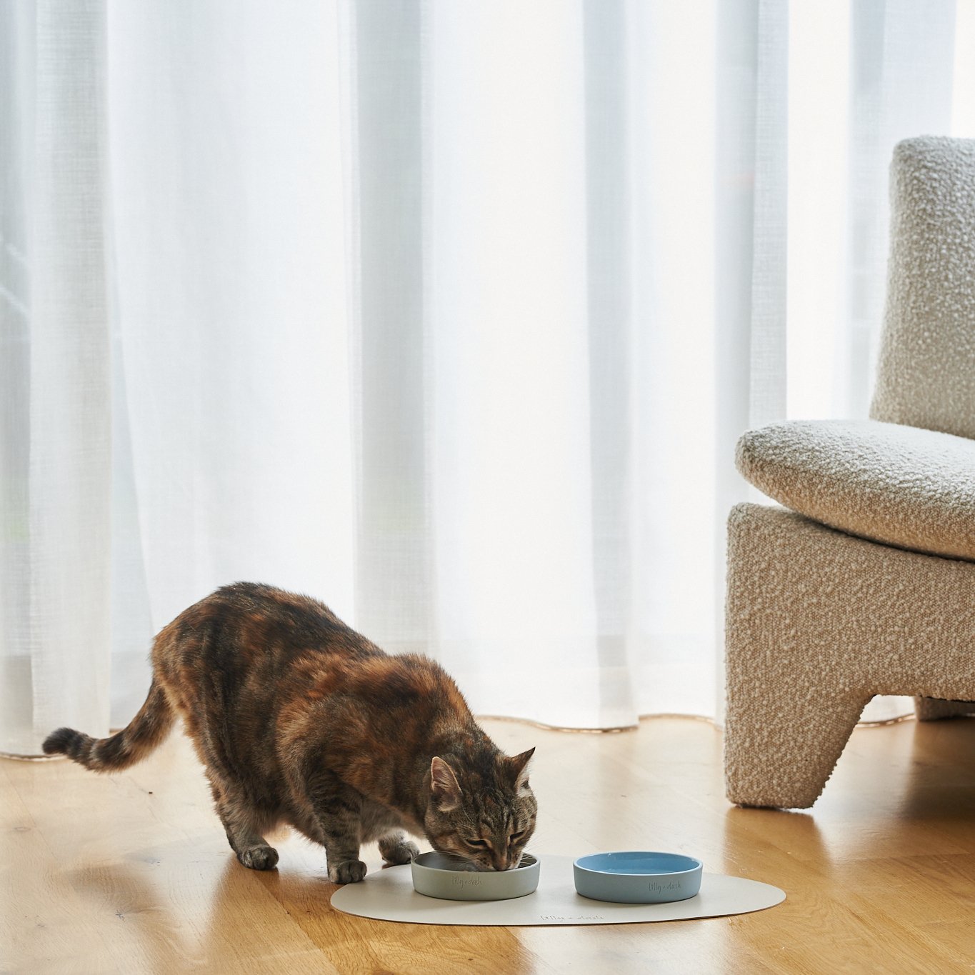 Cerami Cat Bowls