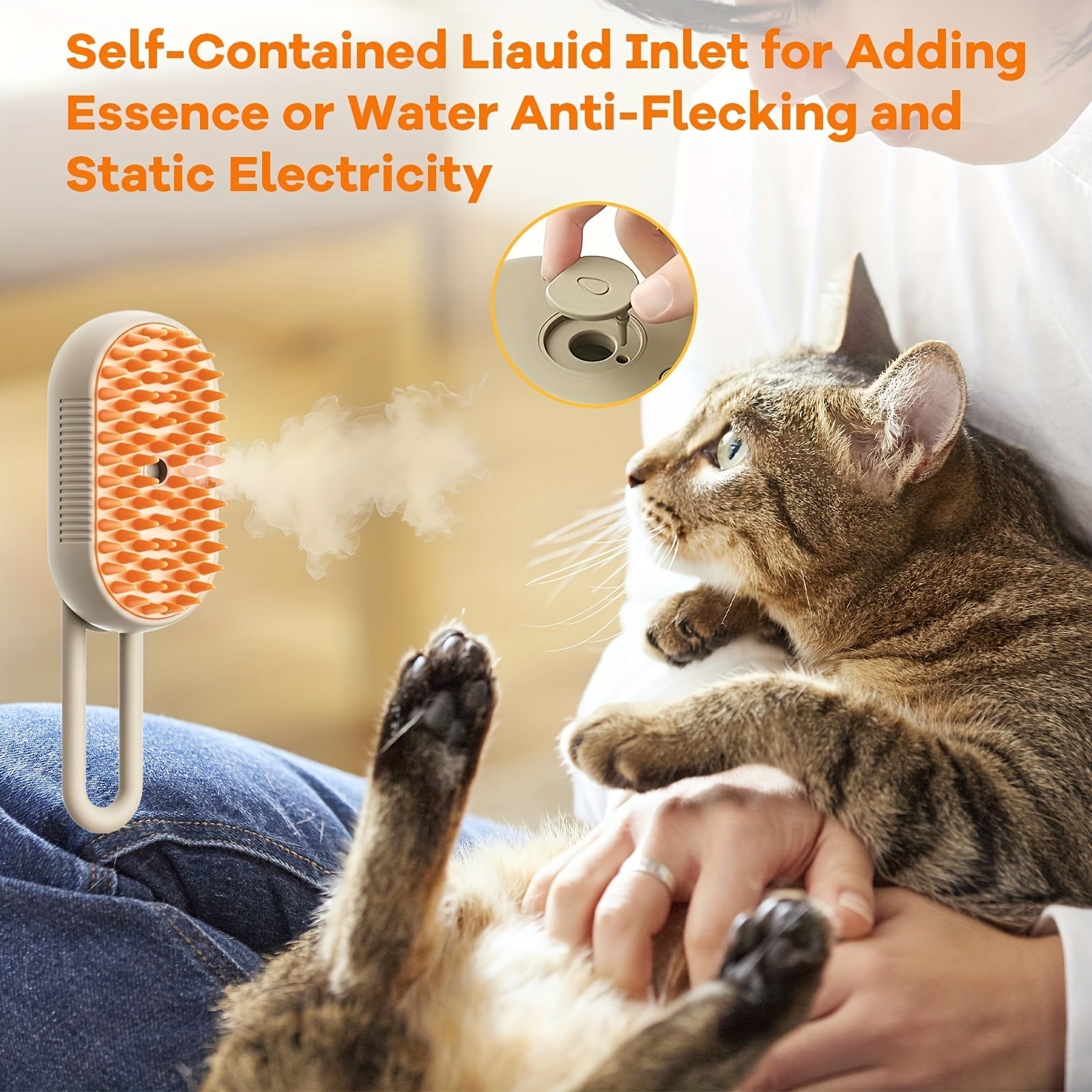 3-in-1 Steam Pet Brush