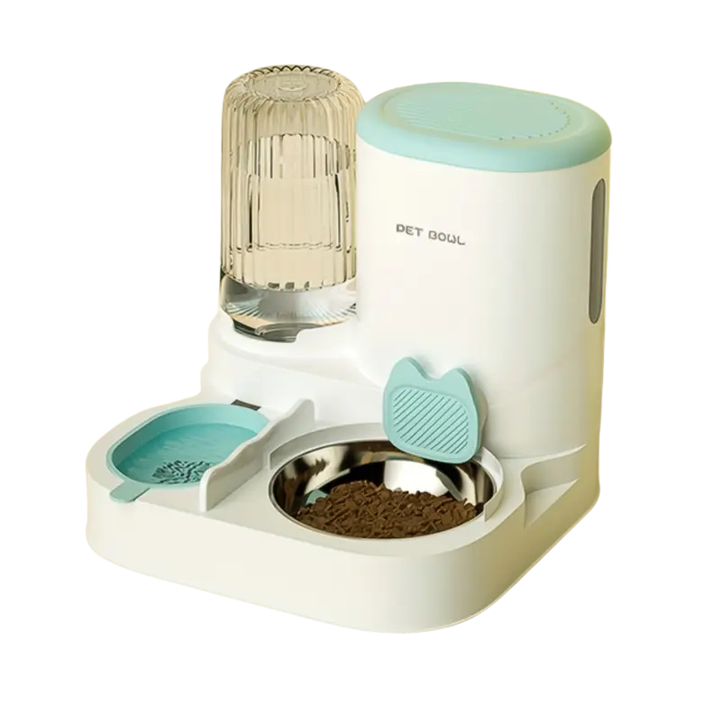 NNETM Automatic Cat Feeder & Water Dispenser (2-in-1)-0